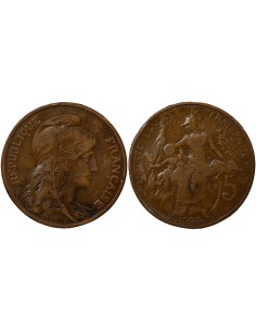 Dupuis 5 centimes Bronze 1903 A Paris