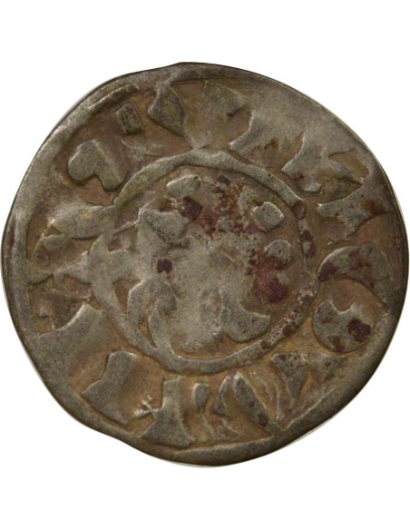 Duché de Bretagne Étienne I de Penthièvre 1 denier Billon 1138-1184 Guingamp