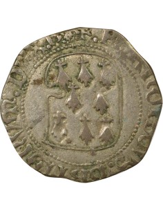 Duché de Bretagne François II de Bretagne A la Targe 1 blanc Billon 1458-1488 9 Rennes 2