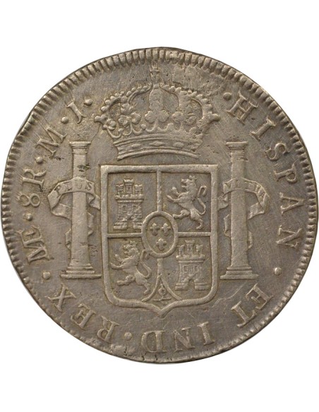 Pérou Charles III d'Espagne 8 reales Argent 1774 BF Lima