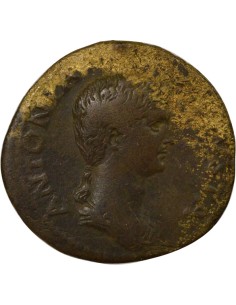 Rome Empire Antonia l'Ainée Restitution de Claude 1 dupondius Cuivre 37-41 R Rome 2