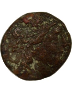 Grèce (Cyrénaïque) 1 dichalque Bronze 282-261 Av JC Cyrène 2