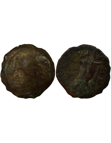 Grèce (Egypte) Ptolémée IX 1/2 obole Bronze 116 / 107 Av JC Cyrène