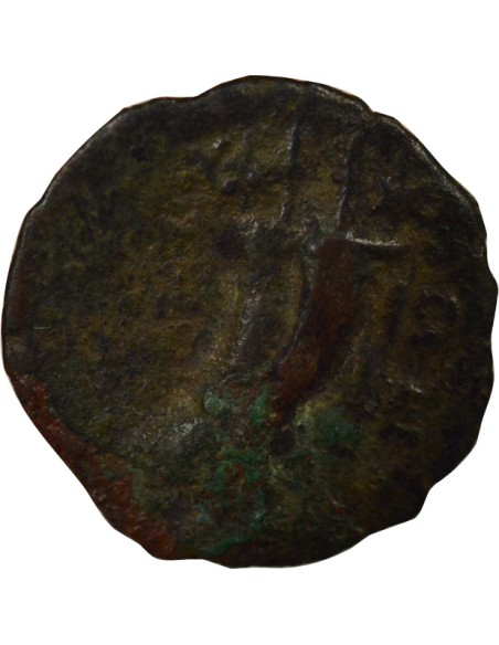 Grèce (Egypte) Ptolémée IX 1/2 obole Bronze 116 / 107 Av JC Cyrène