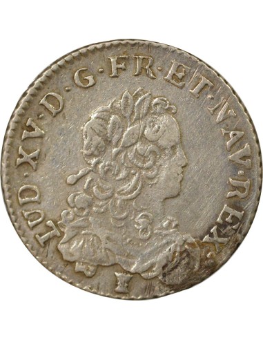 Louis XV 1/3 ecu Argent 1721 9 Rennes