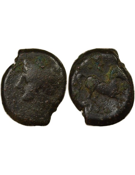 Grèce (Zeugitane) 1 unite Bronze IVe Siècle Av JC