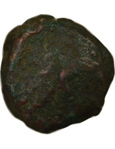 Grèce (Cyrénaïque) Ptolémée Apion 1 chalque Bronze 104-96 Av JC Cyrène 2