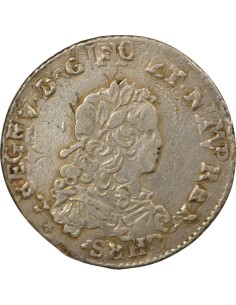 Louis XV 1/3 ecu Argent 1722 O Riom 2