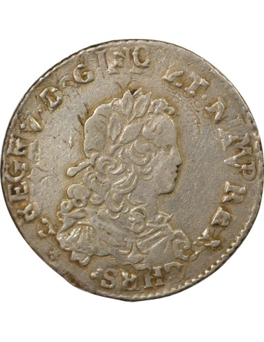 Louis XV 1/3 ecu Argent 1722 O Riom