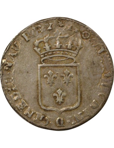 Louis XV 1/3 ecu Argent 1722 O Riom