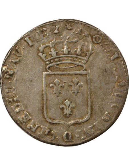 Louis XV 1/3 ecu Argent 1722 O Riom