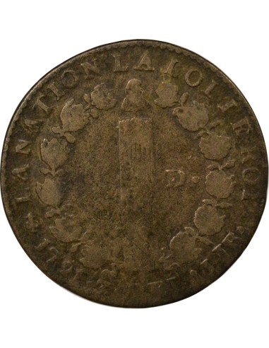 Louis XVI au Faisceau 12 deniers Cuivre 1791 A - Paris