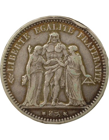 Camélinat 5 francs Argent 1871 A - Paris