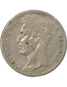 Charles X 2 francs Argent 1829 H La Rochelle 2