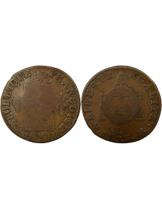 A la Balance 1 sol Métal de Cloche 1793 L Bayonne