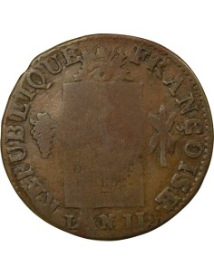 A la Balance 1 sol Métal de Cloche 1793 L Bayonne 2