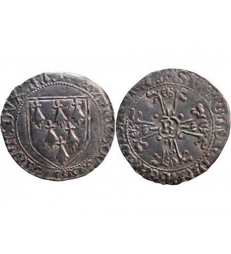 DUCHE DE BRETAGNE, FRANCOIS II - GROS A L'ECU RENNES