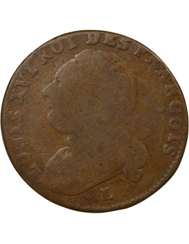 Louis XVI au Faisceau 12 deniers Cuivre 1793 L Bayonne