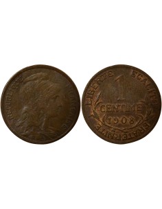 Dupuis 1 centime Bronze 1908 A Paris