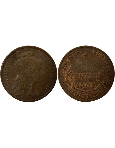 Dupuis 1 centime Bronze 1908 A Paris