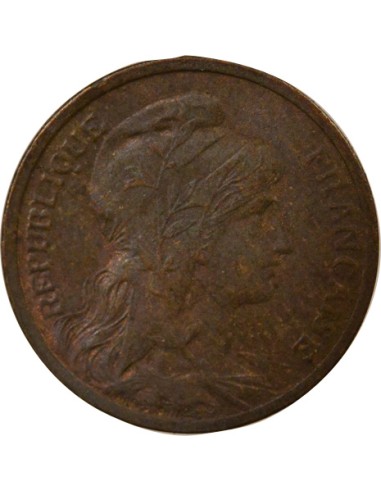 1 centime Bronze 1908 A Paris