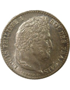 Louis-Philippe Ier 1/4 franc Argent 1834 W Lille 2