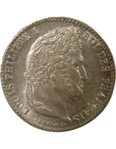 Louis-Philippe Ier 1/4 franc Argent 1834 W Lille