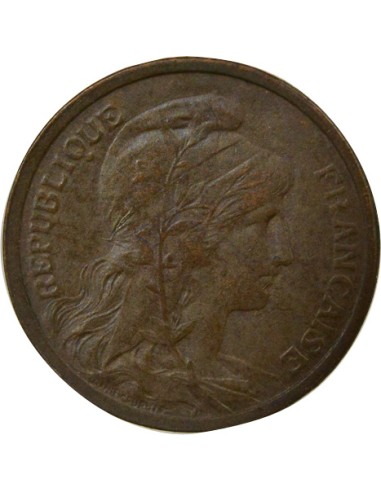 1 centime Bronze 1908 A Paris