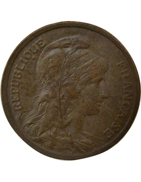 1 centime Bronze 1908 A Paris