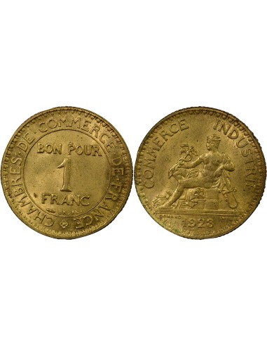 Chambre de Commerce 1 franc Cuivre-Aluminium 1923 A Paris