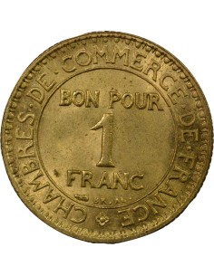 Chambre de Commerce 1 franc Cuivre-Aluminium 1923 A Paris 2