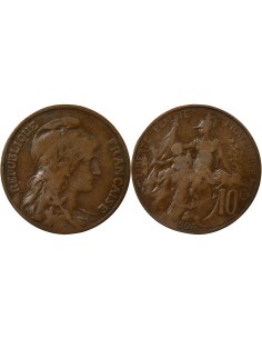 Dupuis 10 centimes Bronze 1905 A Paris