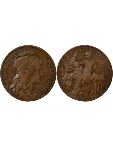 Dupuis 10 centimes Bronze 1905 A Paris