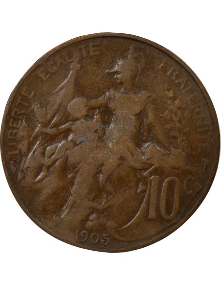 Dupuis 10 centimes Bronze 1905 A Paris