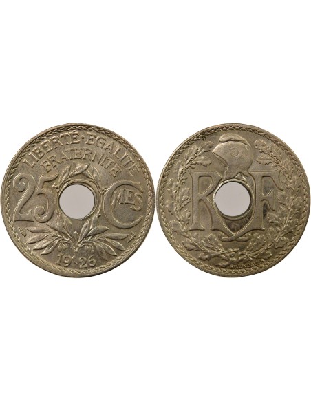 Lindauer 25 centimes Cuivre-Nickel 1926 A Paris