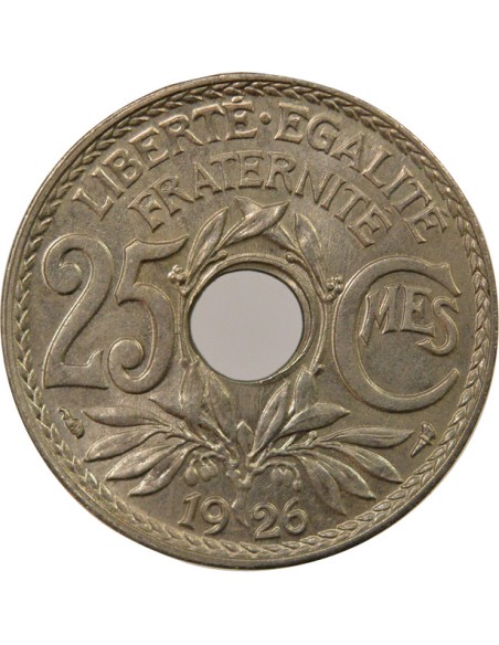 Lindauer 25 centimes Cuivre-Nickel 1926 A Paris