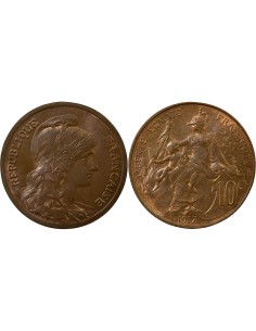 Dupuis 10 centimes Bronze 1917 A Paris