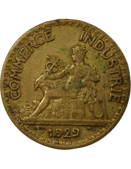 Chambre de Commerce 50 centimes Cuivre-Aluminium 1929 A Paris