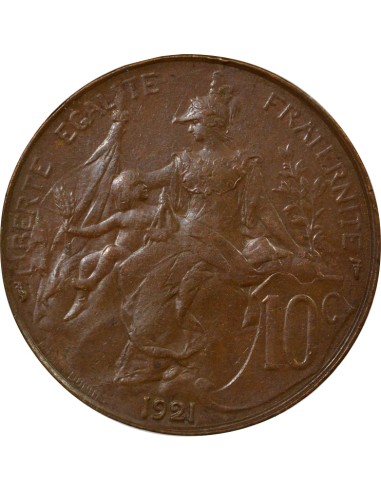 Dupuis 10 centimes Bronze 1921 A Paris