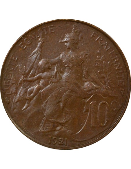 Dupuis 10 centimes Bronze 1921 A Paris