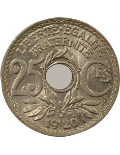 Lindauer 25 centimes Cuivre-Nickel 1920 A Paris 2