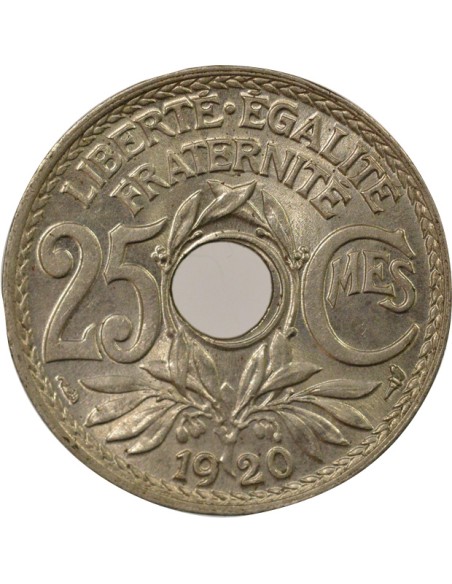 Lindauer 25 centimes Cuivre-Nickel 1920 A Paris