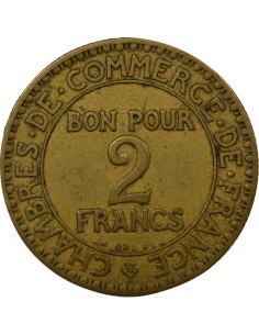 Chambre de Commerce 2 francs Cuivre-Aluminium 1920 A Paris 2