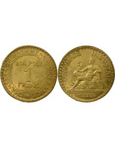 Chambre de Commerce 1 franc Cuivre-Aluminium 1925 A Paris