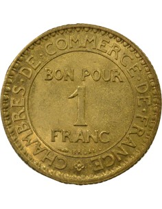 Chambre de Commerce 1 franc Cuivre-Aluminium 1925 A Paris 2