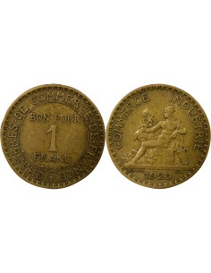 Chambre de Commerce 1 franc Cuivre-Aluminium 1920 A Paris