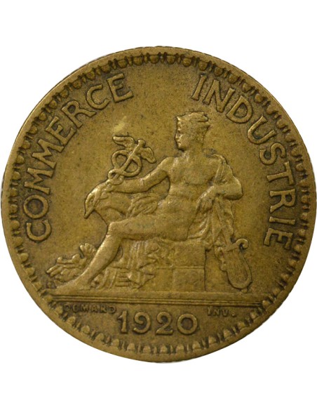 Chambre de Commerce 1 franc Cuivre-Aluminium 1920 A Paris