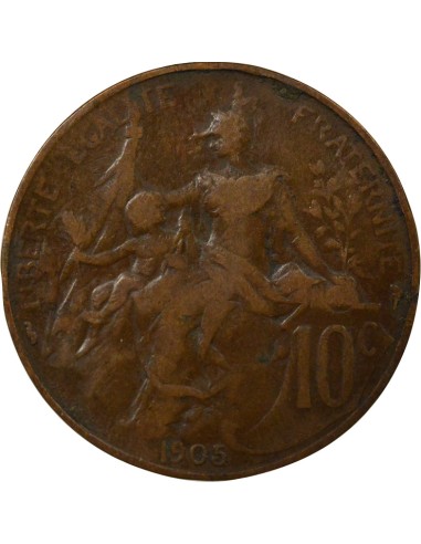Dupuis 10 centimes Bronze 1905 A Paris