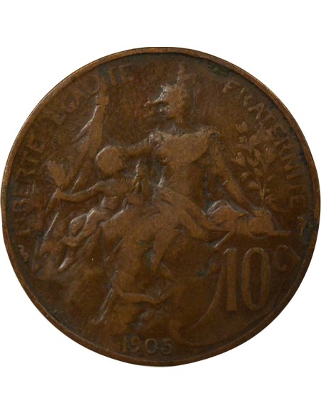 Dupuis 10 centimes Bronze 1905 A Paris