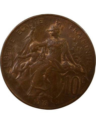Dupuis 10 centimes Bronze 1916 A Paris